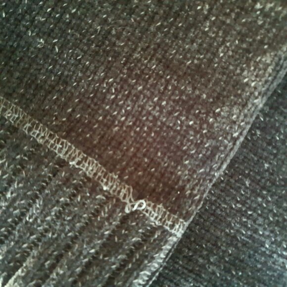 Point Zero SZ L Black Chenille Men's Quarter Zip Sweater - Picture 15 of 15